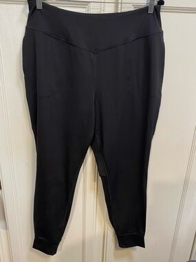 tek gear Black Active Shirt with Neon Yellow Logo